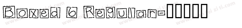 Boxed 6 Regular字体转换